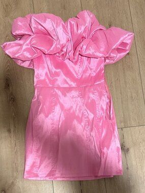 Show Me Your Mumu Major Drama Dress in Pink SIZE M